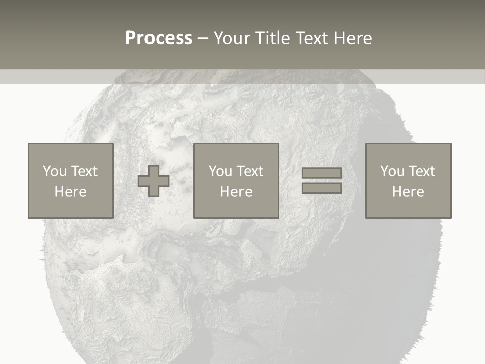 Grunge Barren Waterless PowerPoint Template