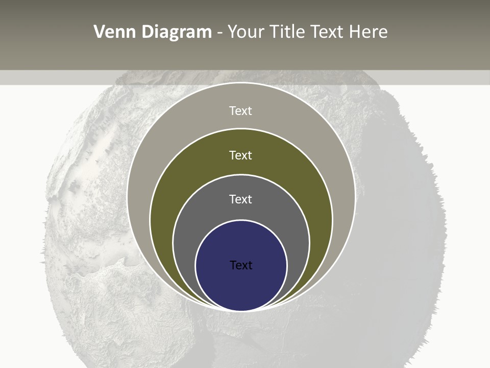 Grunge Barren Waterless PowerPoint Template