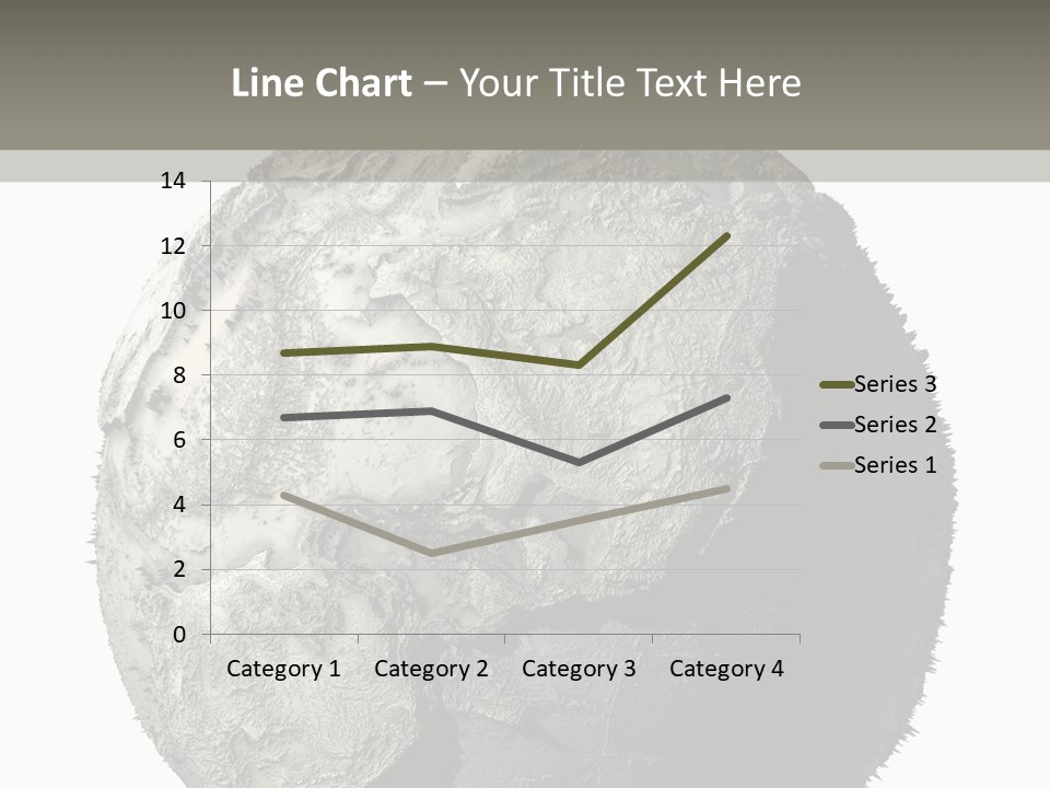 Grunge Barren Waterless PowerPoint Template