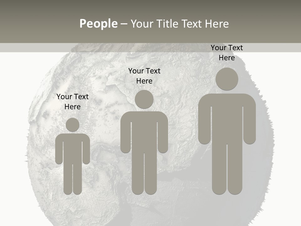 Grunge Barren Waterless PowerPoint Template