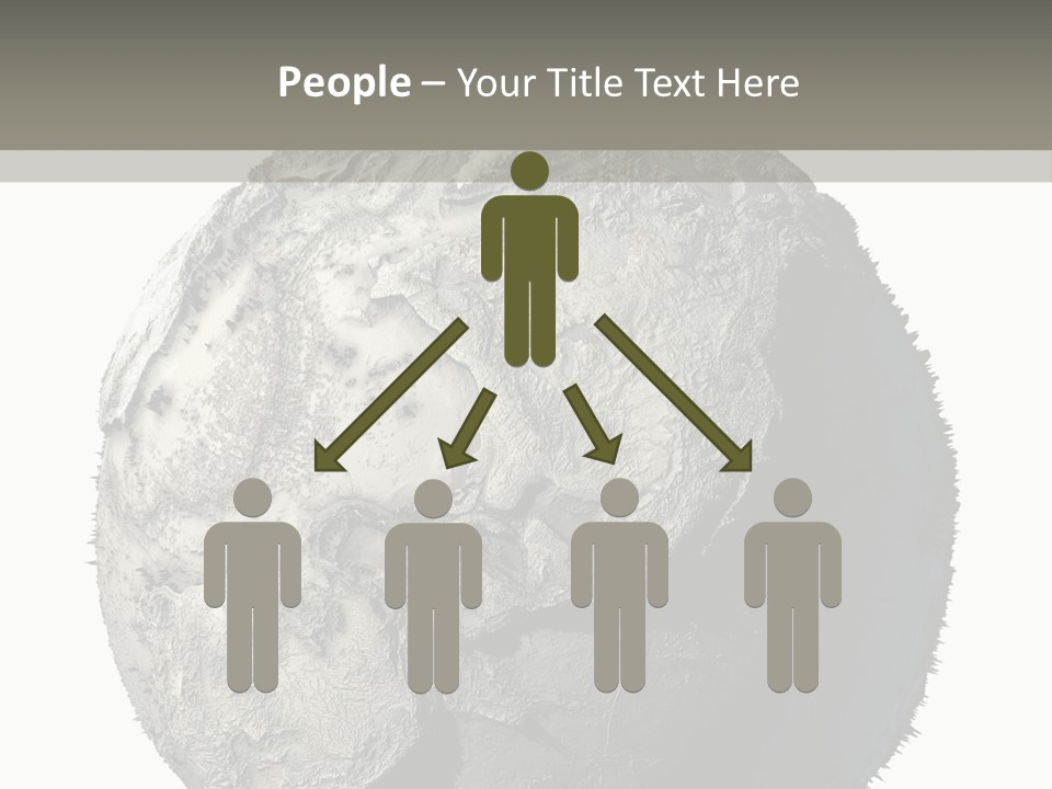 Grunge Barren Waterless PowerPoint Template