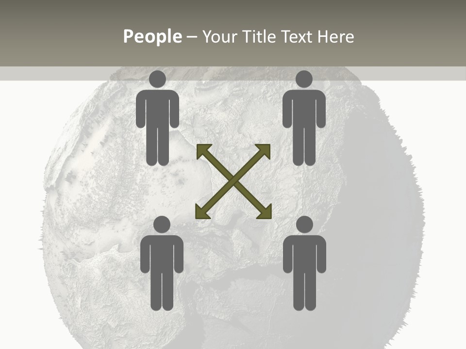 Grunge Barren Waterless PowerPoint Template