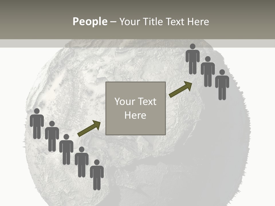 Grunge Barren Waterless PowerPoint Template