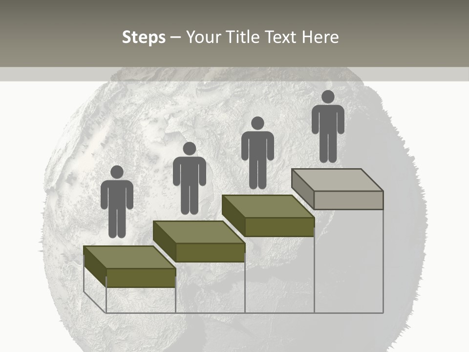 Grunge Barren Waterless PowerPoint Template