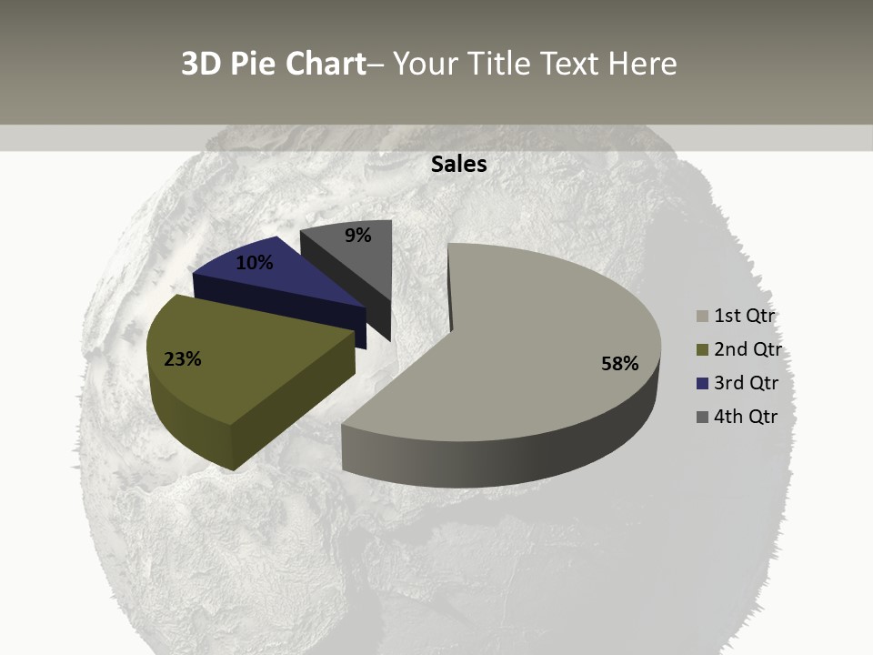 Grunge Barren Waterless PowerPoint Template