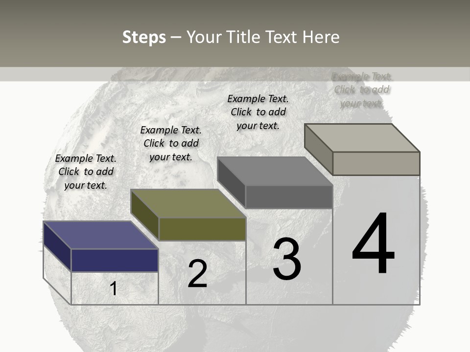 Grunge Barren Waterless PowerPoint Template