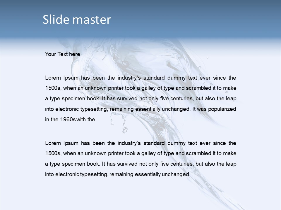 Outline Surface Silhouette PowerPoint Template