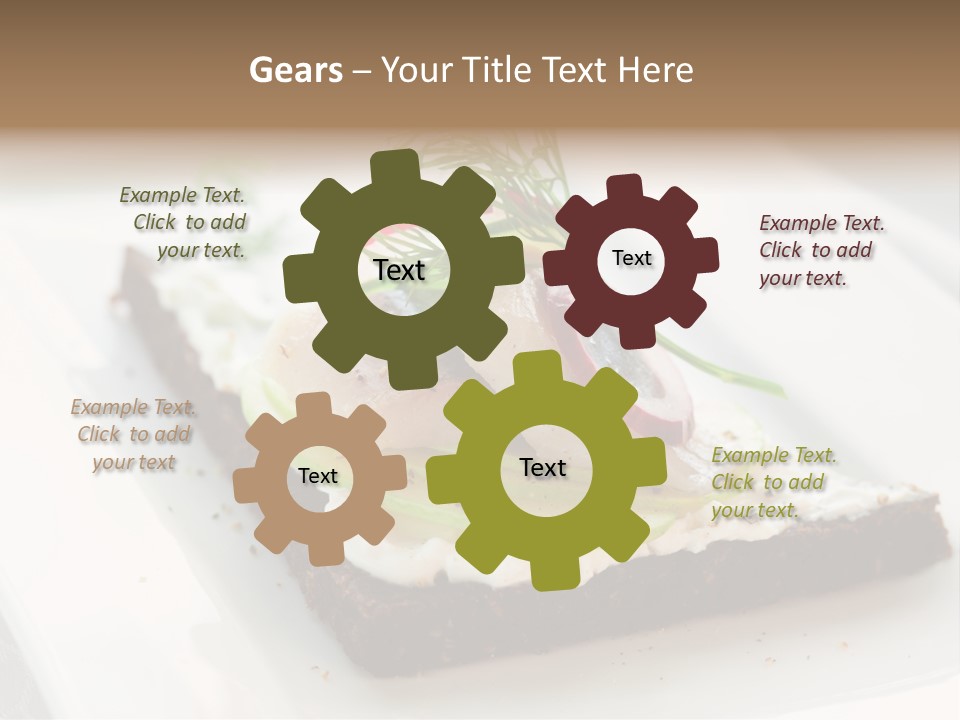 Dill Onion Fruit PowerPoint Template