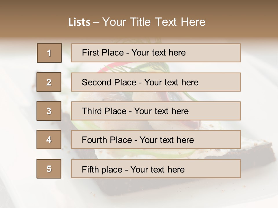Dill Onion Fruit PowerPoint Template