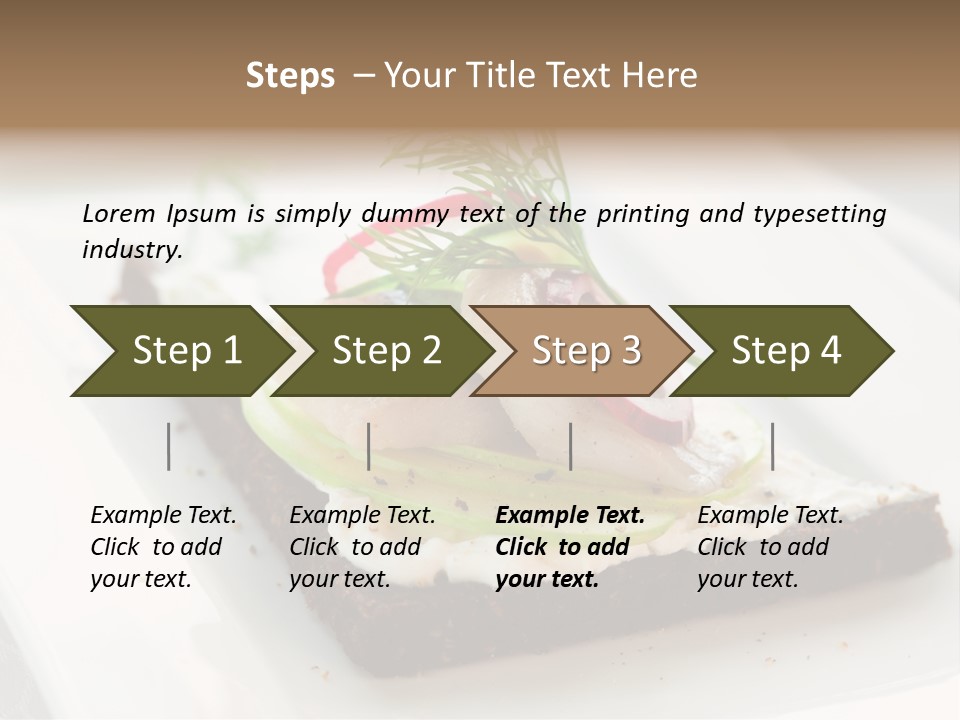 Dill Onion Fruit PowerPoint Template