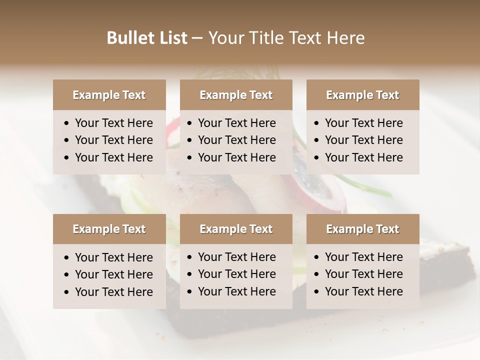Dill Onion Fruit PowerPoint Template