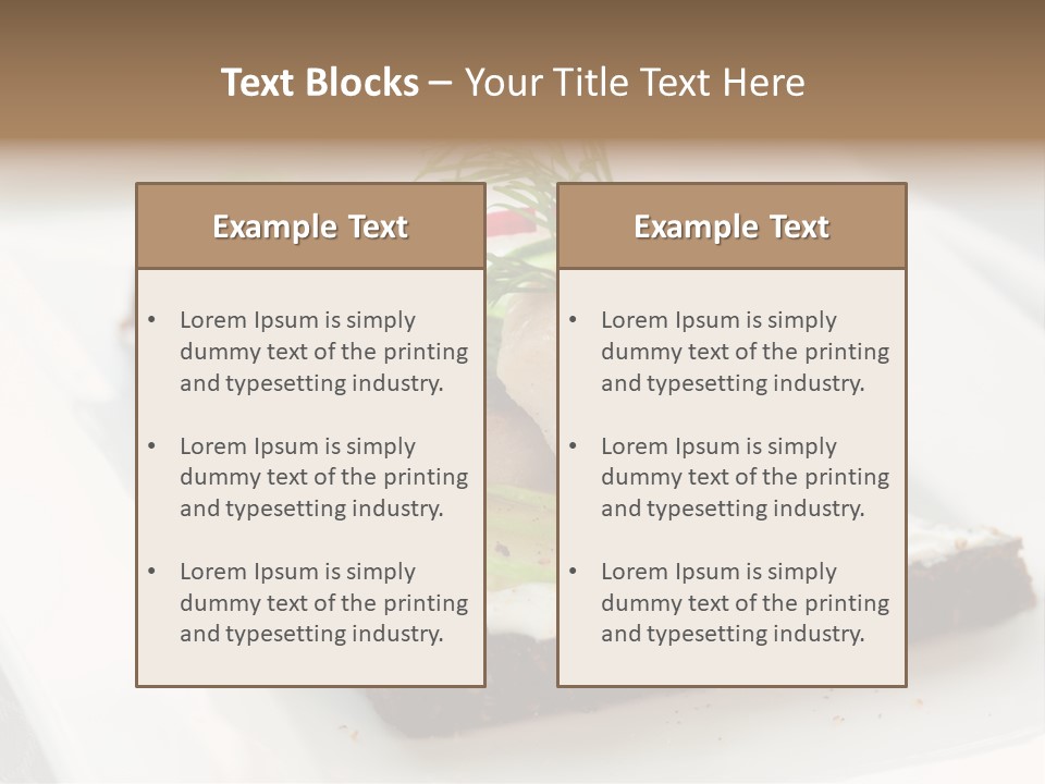 Dill Onion Fruit PowerPoint Template