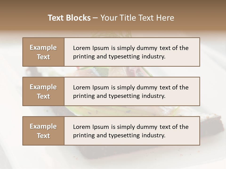 Dill Onion Fruit PowerPoint Template