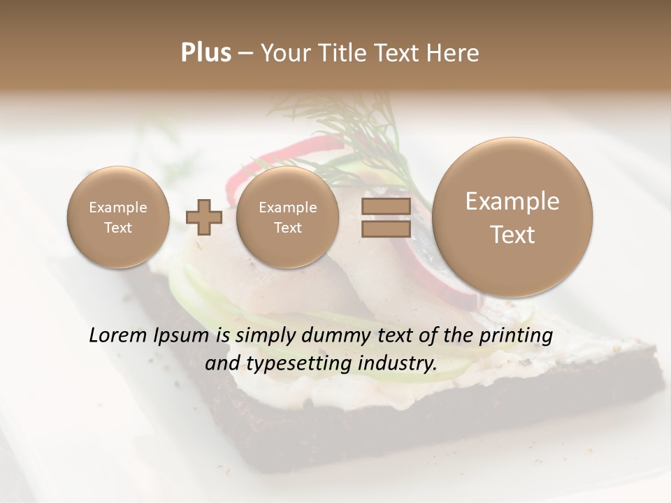 Dill Onion Fruit PowerPoint Template