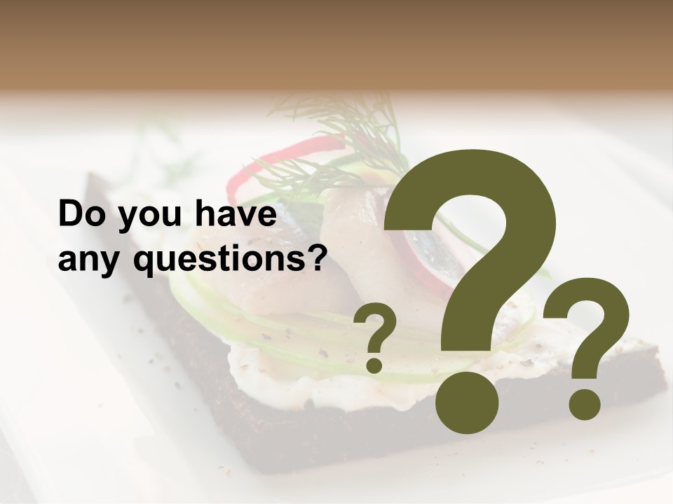 Dill Onion Fruit PowerPoint Template