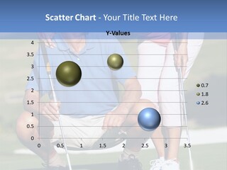 Caucasian Retirement Vertical PowerPoint Template