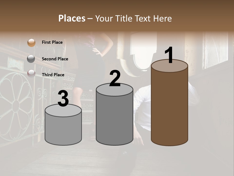 Women City Dress PowerPoint Template