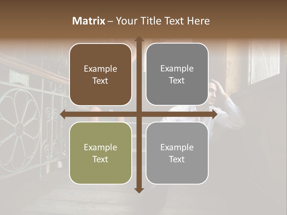 Women City Dress PowerPoint Template