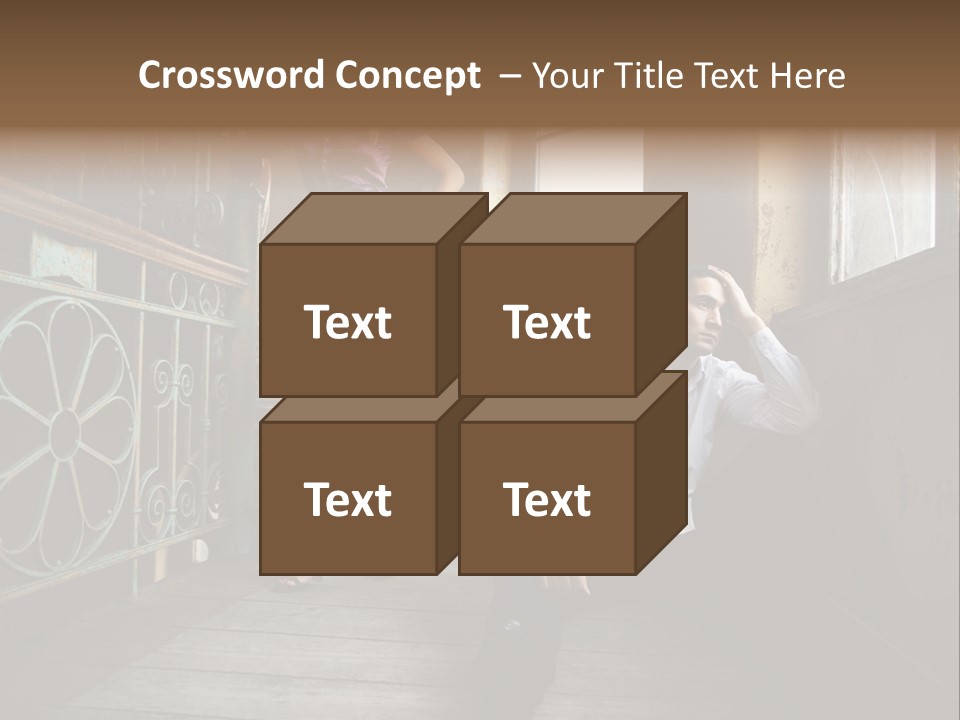 Women City Dress PowerPoint Template