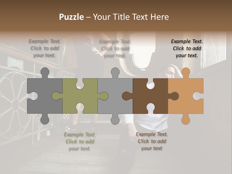 Women City Dress PowerPoint Template