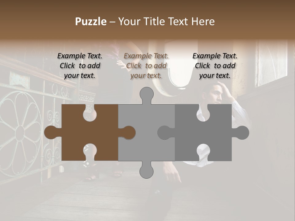 Women City Dress PowerPoint Template