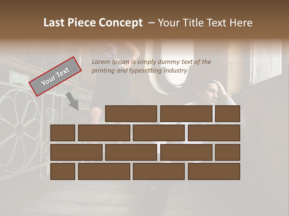 Women City Dress PowerPoint Template