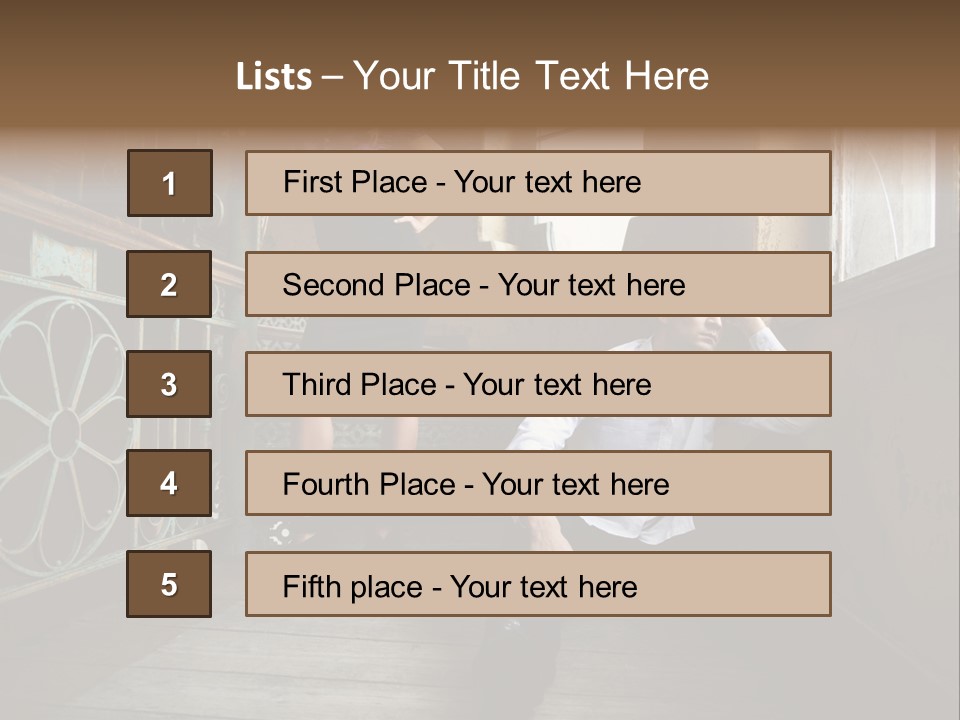 Women City Dress PowerPoint Template