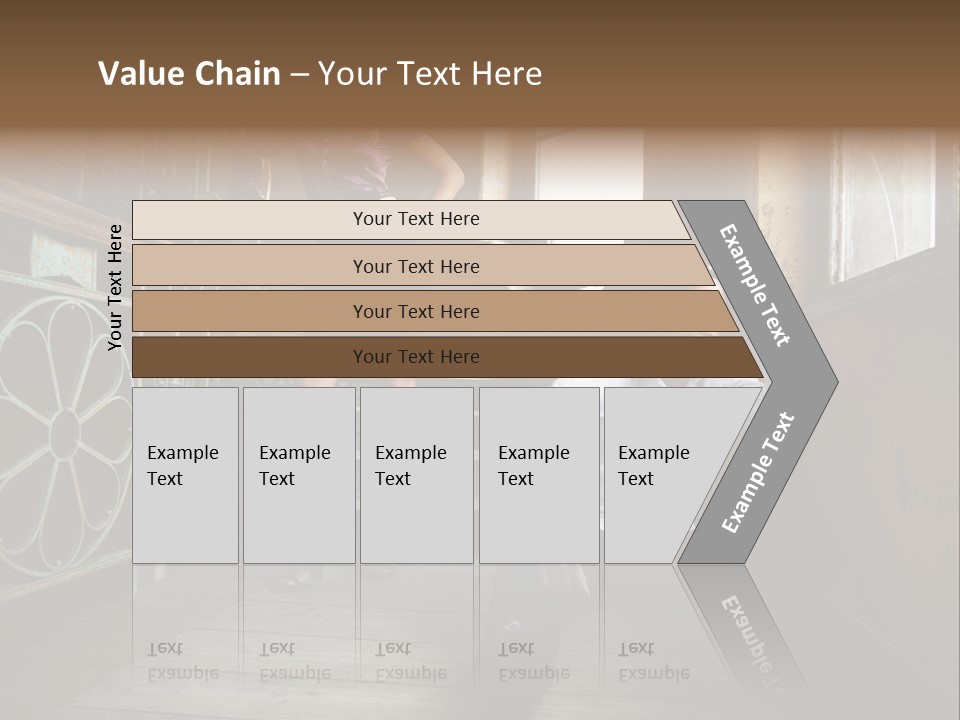 Women City Dress PowerPoint Template