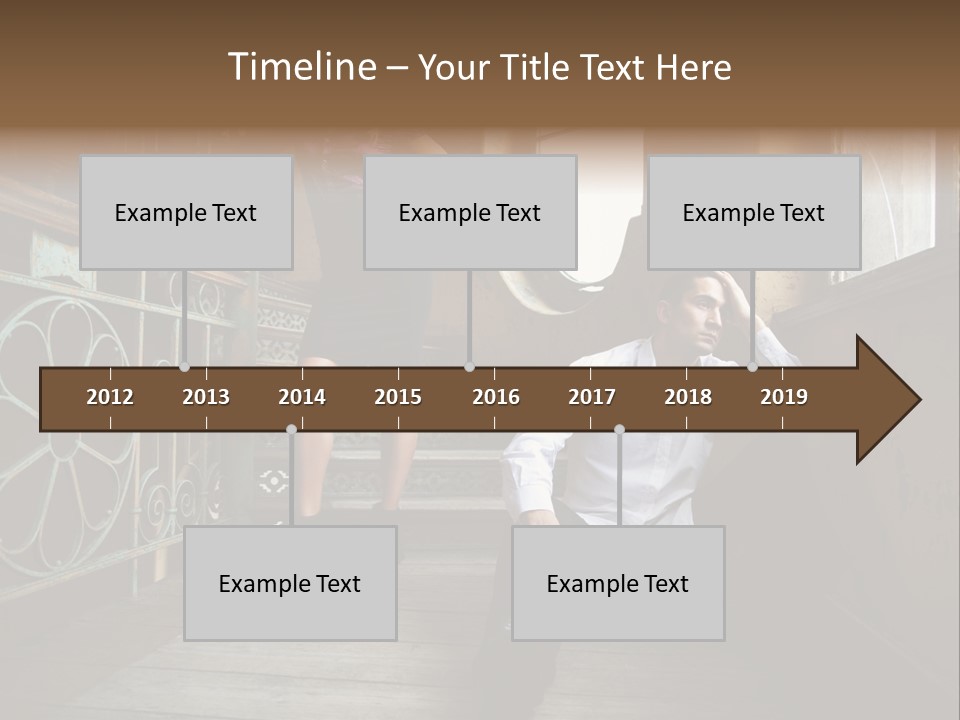 Women City Dress PowerPoint Template