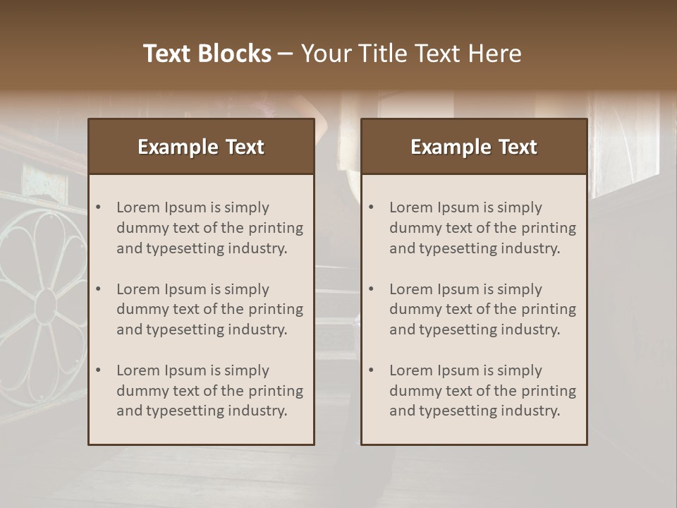 Women City Dress PowerPoint Template