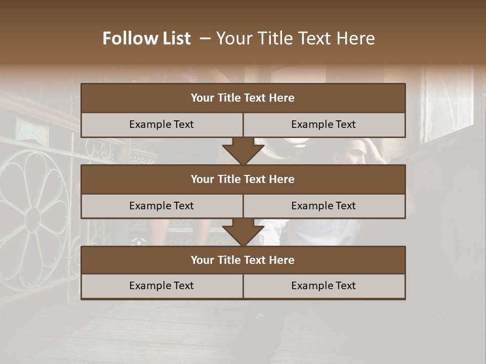 Women City Dress PowerPoint Template