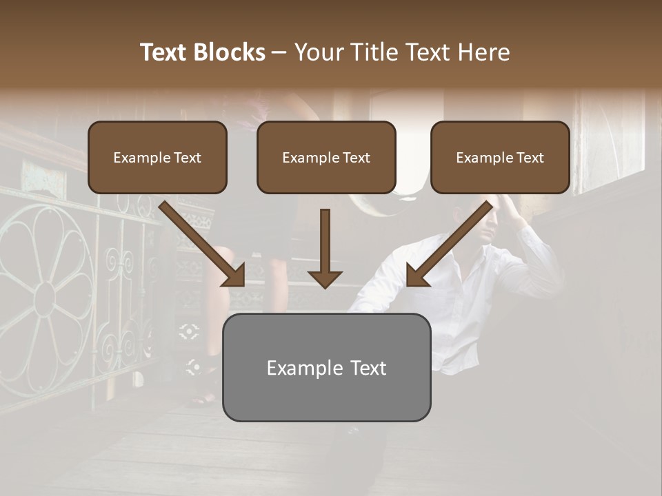 Women City Dress PowerPoint Template