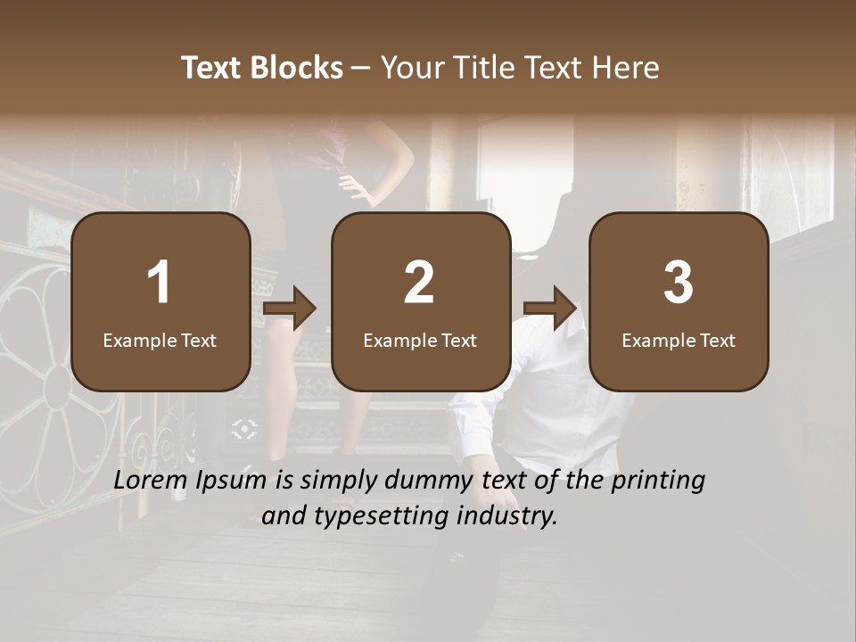 Women City Dress PowerPoint Template