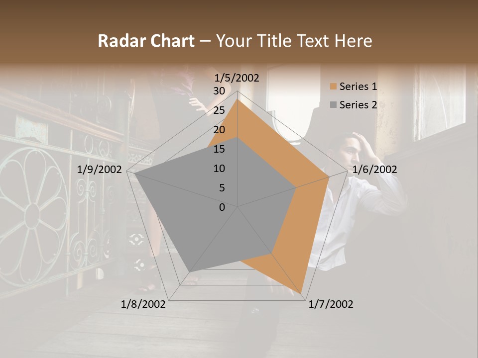 Women City Dress PowerPoint Template