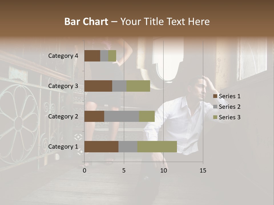 Women City Dress PowerPoint Template