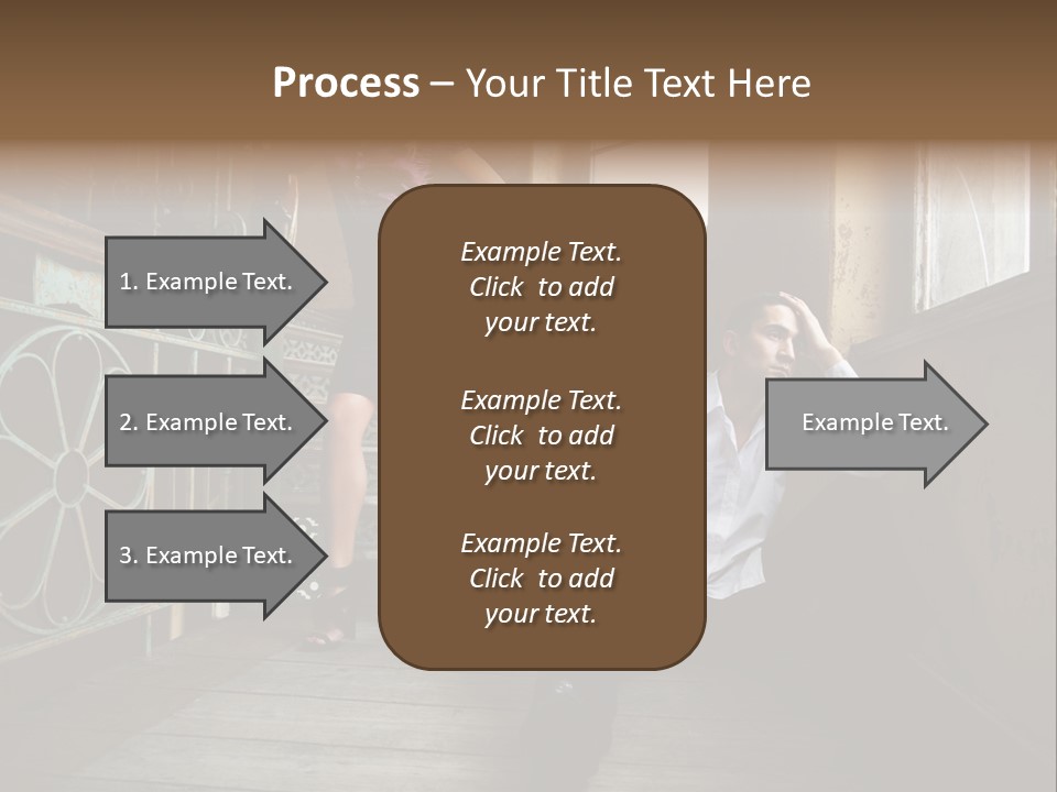 Women City Dress PowerPoint Template