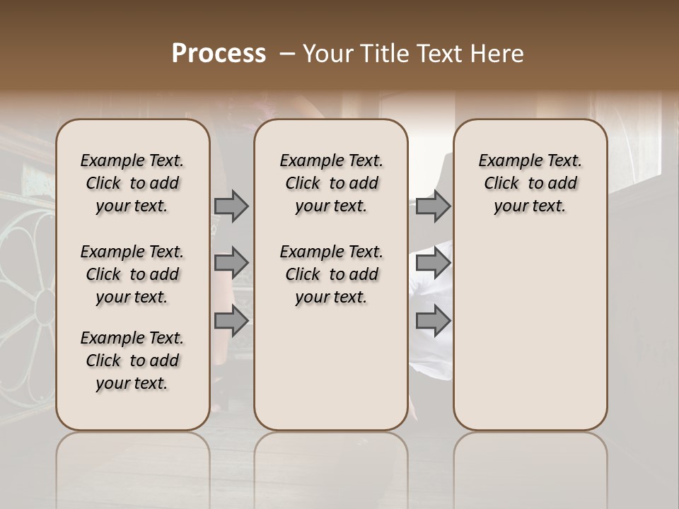 Women City Dress PowerPoint Template