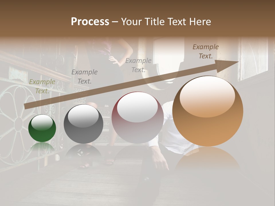 Women City Dress PowerPoint Template