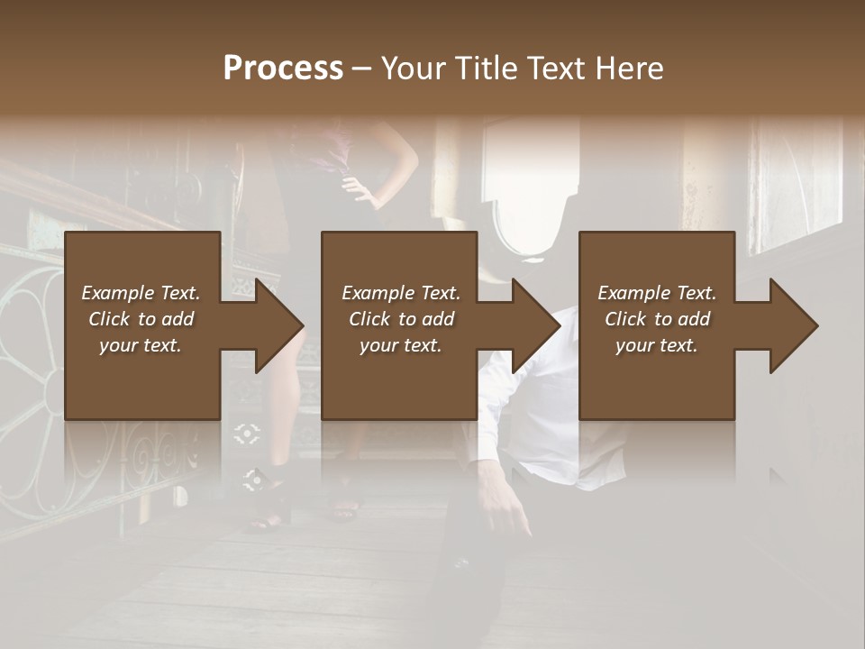 Women City Dress PowerPoint Template