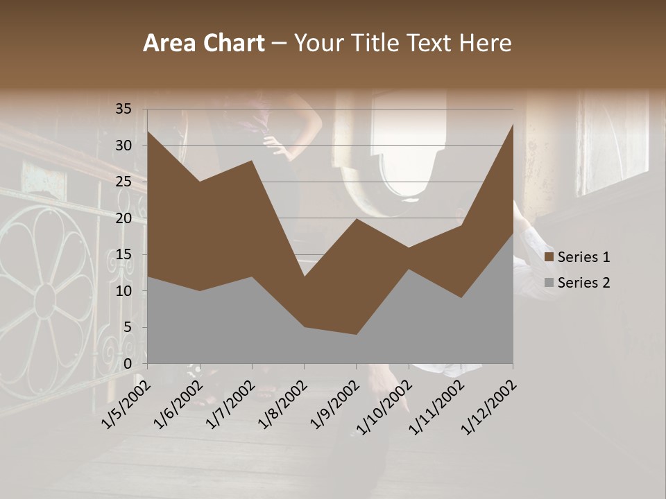 Women City Dress PowerPoint Template