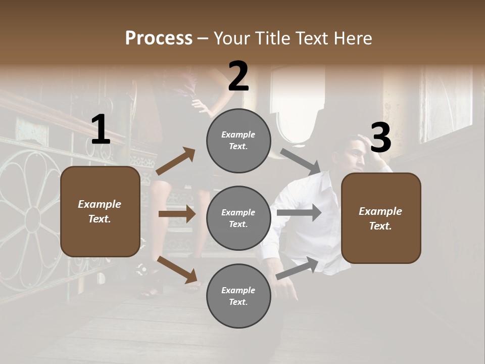 Women City Dress PowerPoint Template