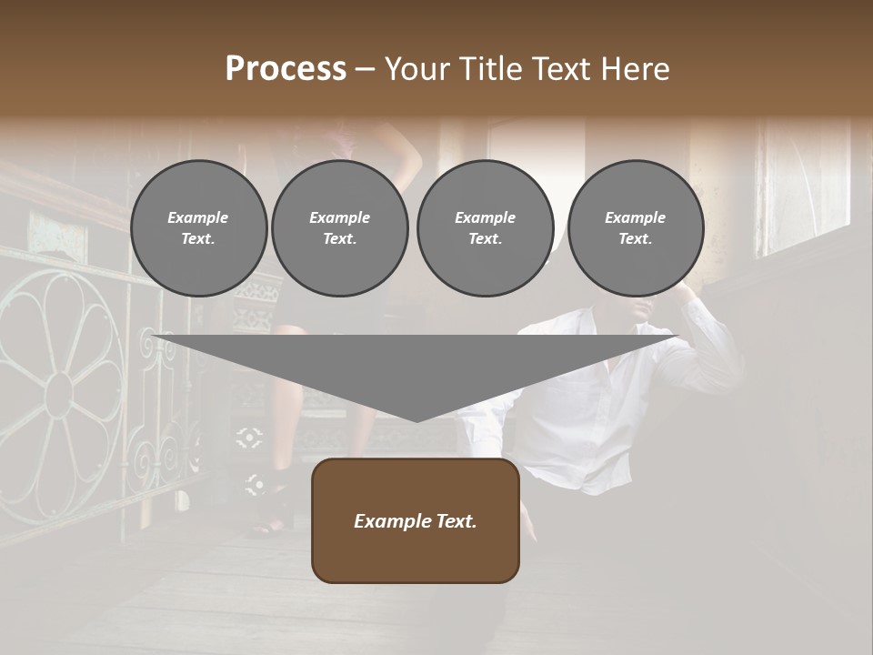 Women City Dress PowerPoint Template