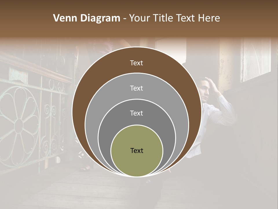 Women City Dress PowerPoint Template