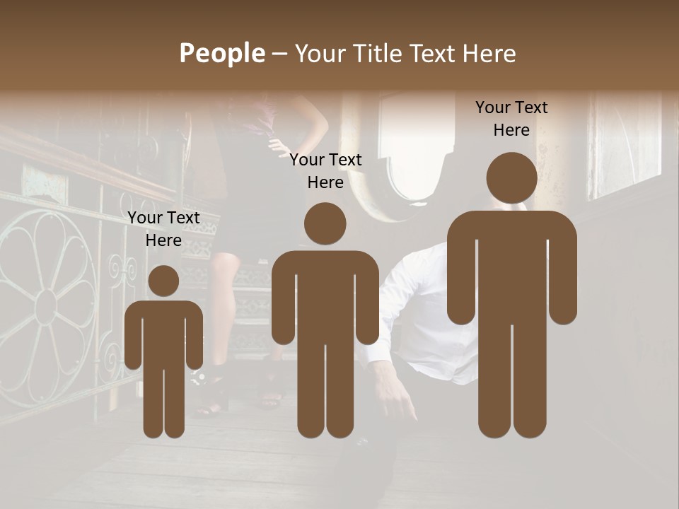 Women City Dress PowerPoint Template