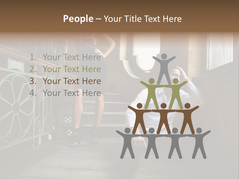 Women City Dress PowerPoint Template