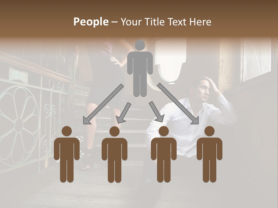 Women City Dress PowerPoint Template