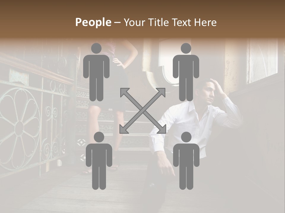 Women City Dress PowerPoint Template