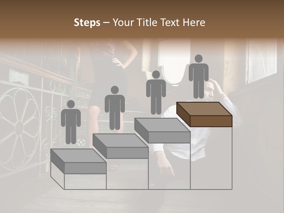 Women City Dress PowerPoint Template