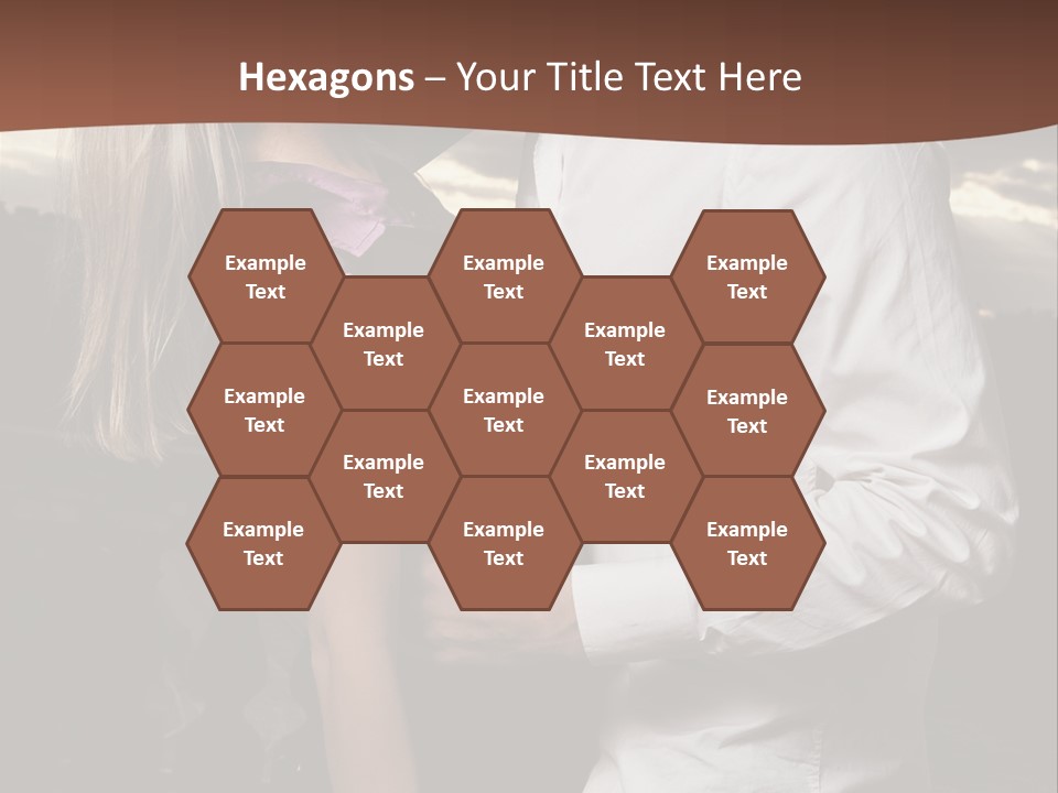 Smiling People Posed PowerPoint Template