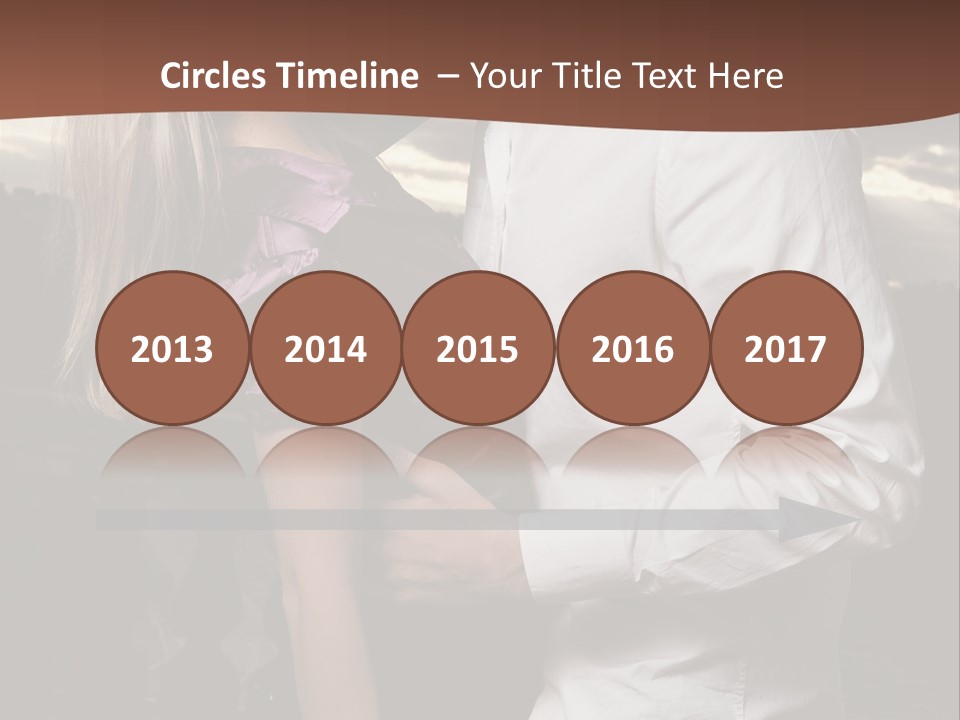 Smiling People Posed PowerPoint Template